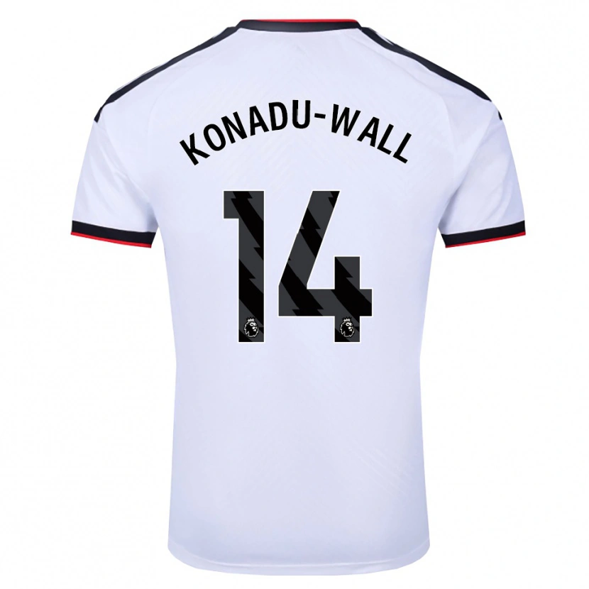 Danxen Dame Lewis Konadu-Wall #14 Hvit Svart Rød Hjemmetrøye Drakt Trøye 2026/27 Skjorter T-Skjorte