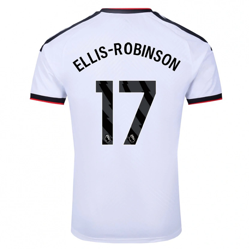 Danxen Dame Eddie Ellis-Robinson #17 Hvit Svart Rød Hjemmetrøye Drakt Trøye 2026/27 Skjorter T-Skjorte