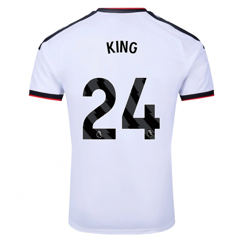 Danxen Dame Josh King #24 Hvit Svart Rød Hjemmetrøye Drakt Trøye 2026/27 Skjorter T-Skjorte