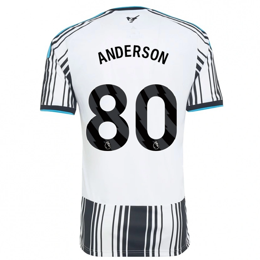 Danxen Dame Will Anderson #80 Himmelblå Svart Hvit Hjemmetrøye Drakt Trøye 2026/27 Skjorter T-Skjorte