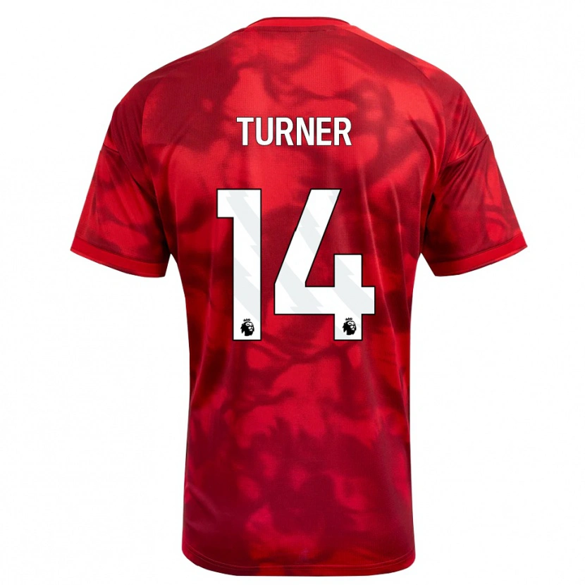 Danxen Dame Luca Turner #14 Krimshvit Hjemmetrøye Drakt Trøye 2026/27 Skjorter T-Skjorte