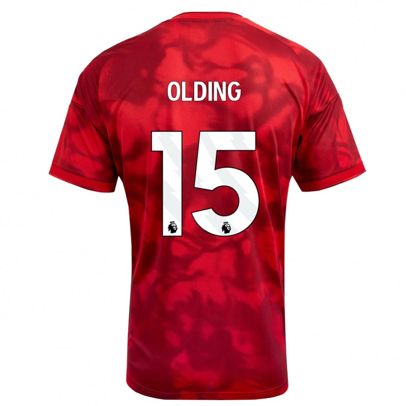 Danxen Dame Hollie Olding #15 Krimshvit Hjemmetrøye Drakt Trøye 2026/27 Skjorter T-Skjorte