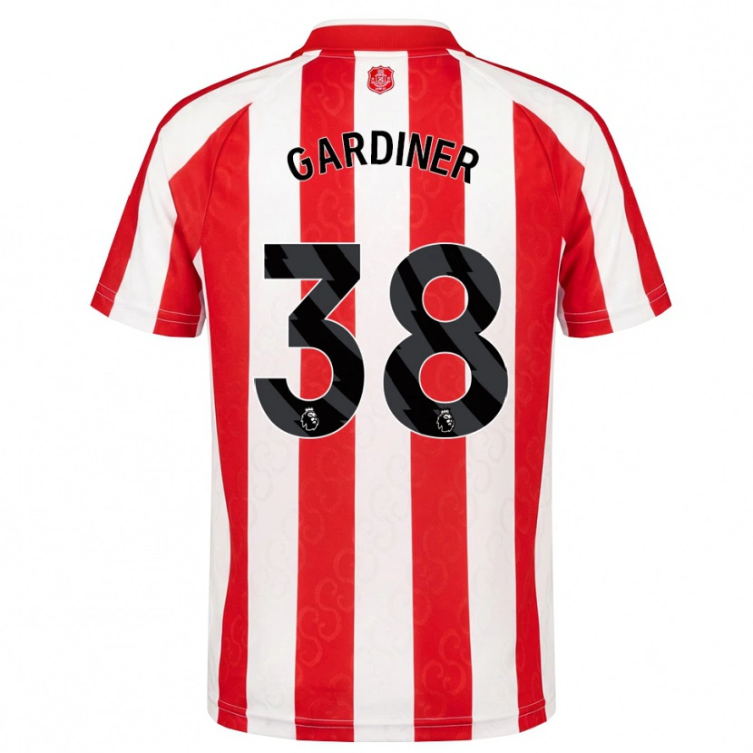 Danxen Dame Harry Gardiner #38 Rød Hvit Svart Hjemmetrøye Drakt Trøye 2026/27 Skjorter T-Skjorte
