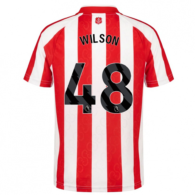 Danxen Dame Callum Wilson #48 Rød Hvit Svart Hjemmetrøye Drakt Trøye 2026/27 Skjorter T-Skjorte