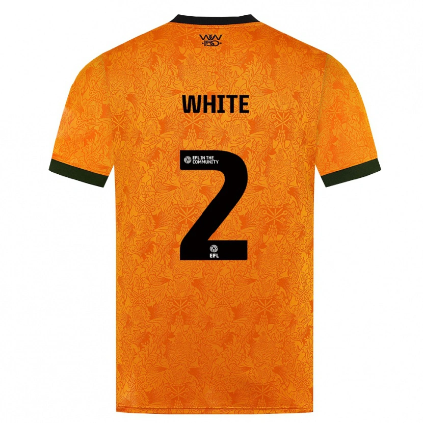 Danxen Dame Alfie White #2 Oransje Svart Hjemmetrøye Drakt Trøye 2026/27 Skjorter T-Skjorte