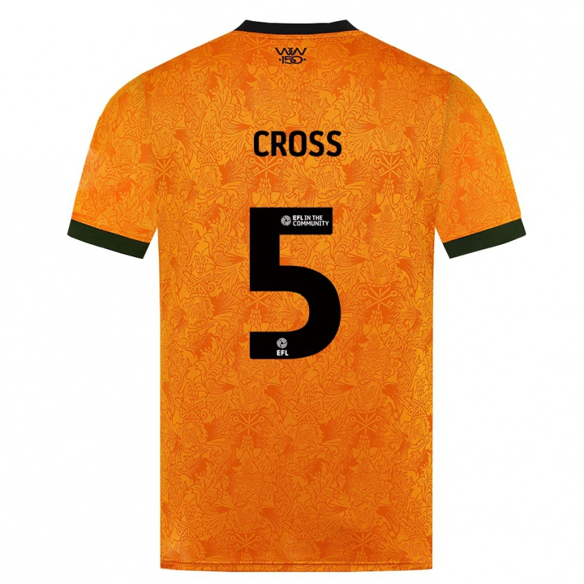 Danxen Dame Emma Cross #5 Oransje Svart Hjemmetrøye Drakt Trøye 2026/27 Skjorter T-Skjorte