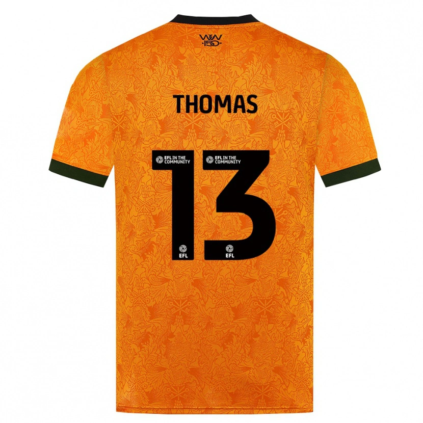 Danxen Dame Bec Thomas #13 Oransje Svart Hjemmetrøye Drakt Trøye 2026/27 Skjorter T-Skjorte
