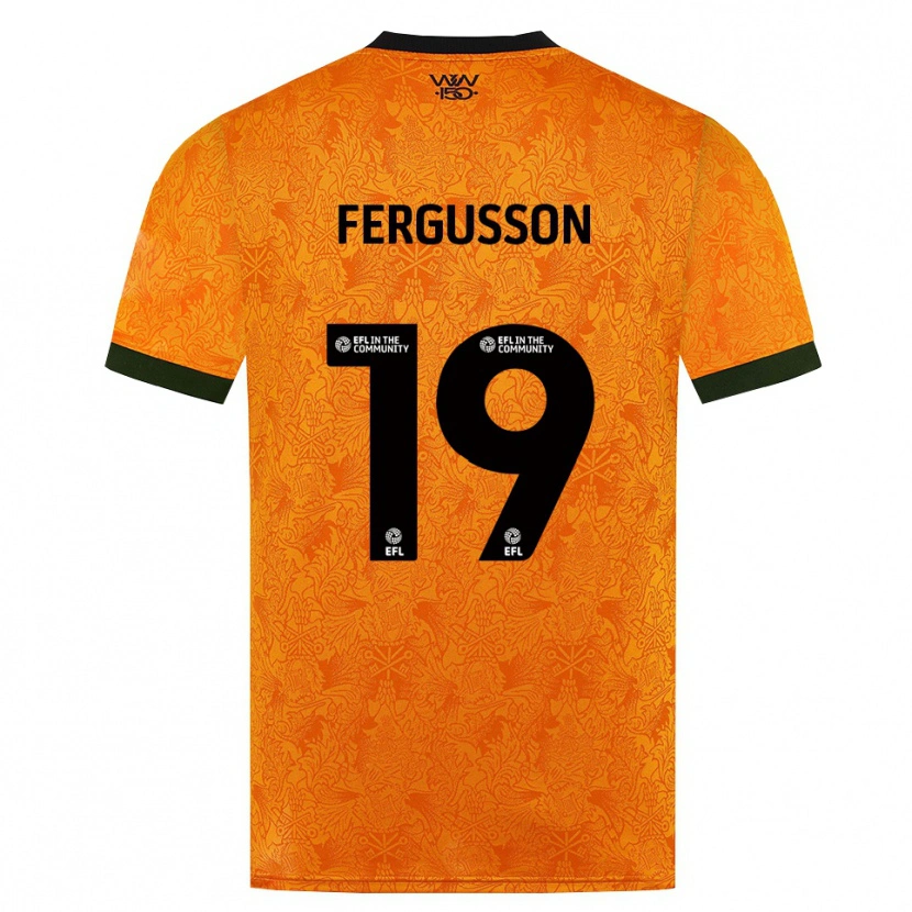 Danxen Dame Liv Fergusson #19 Oransje Svart Hjemmetrøye Drakt Trøye 2026/27 Skjorter T-Skjorte