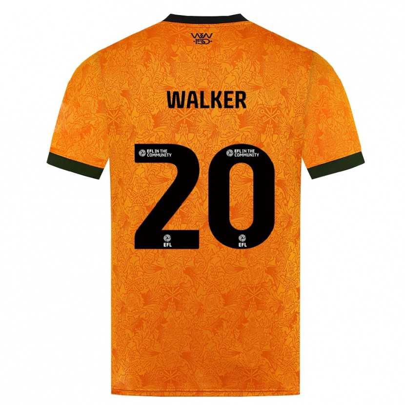 Danxen Dame Lowri Walker #20 Oransje Svart Hjemmetrøye Drakt Trøye 2026/27 Skjorter T-Skjorte