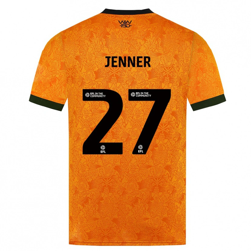 Danxen Dame Abbi Jenner #27 Oransje Svart Hjemmetrøye Drakt Trøye 2026/27 Skjorter T-Skjorte