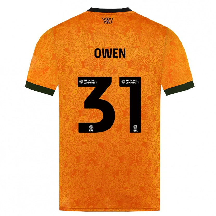 Danxen Dame Skye Owen #31 Oransje Svart Hjemmetrøye Drakt Trøye 2026/27 Skjorter T-Skjorte