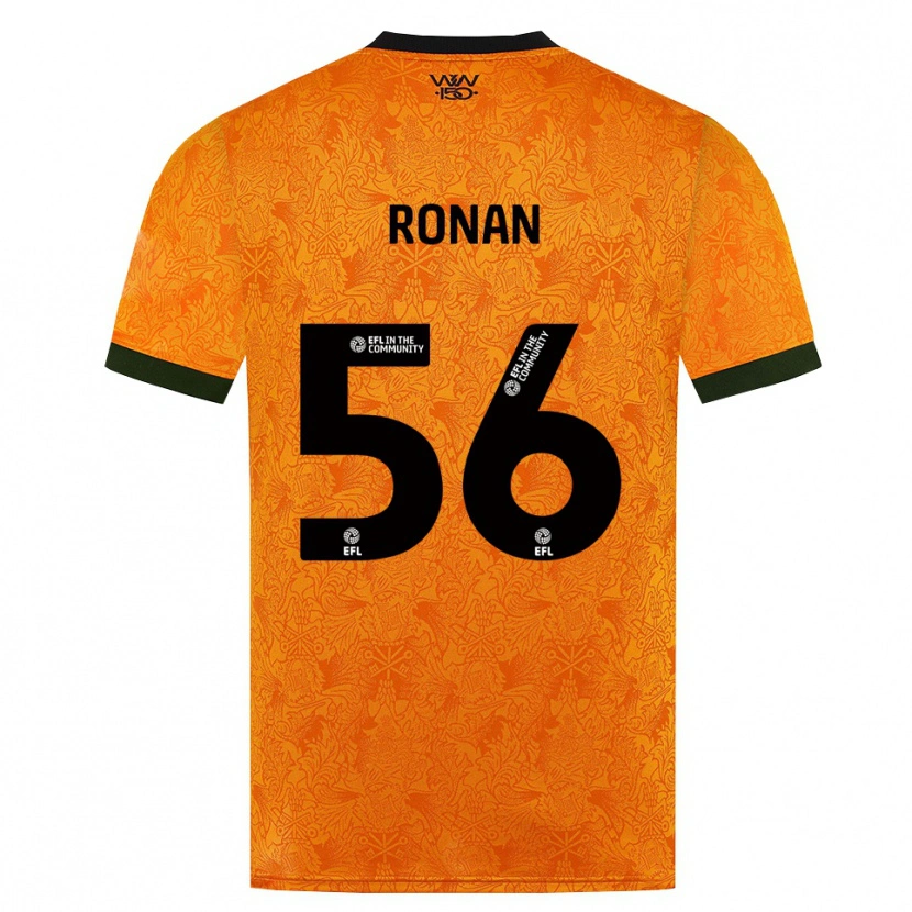 Danxen Dame Connor Ronan #56 Oransje Svart Hjemmetrøye Drakt Trøye 2026/27 Skjorter T-Skjorte