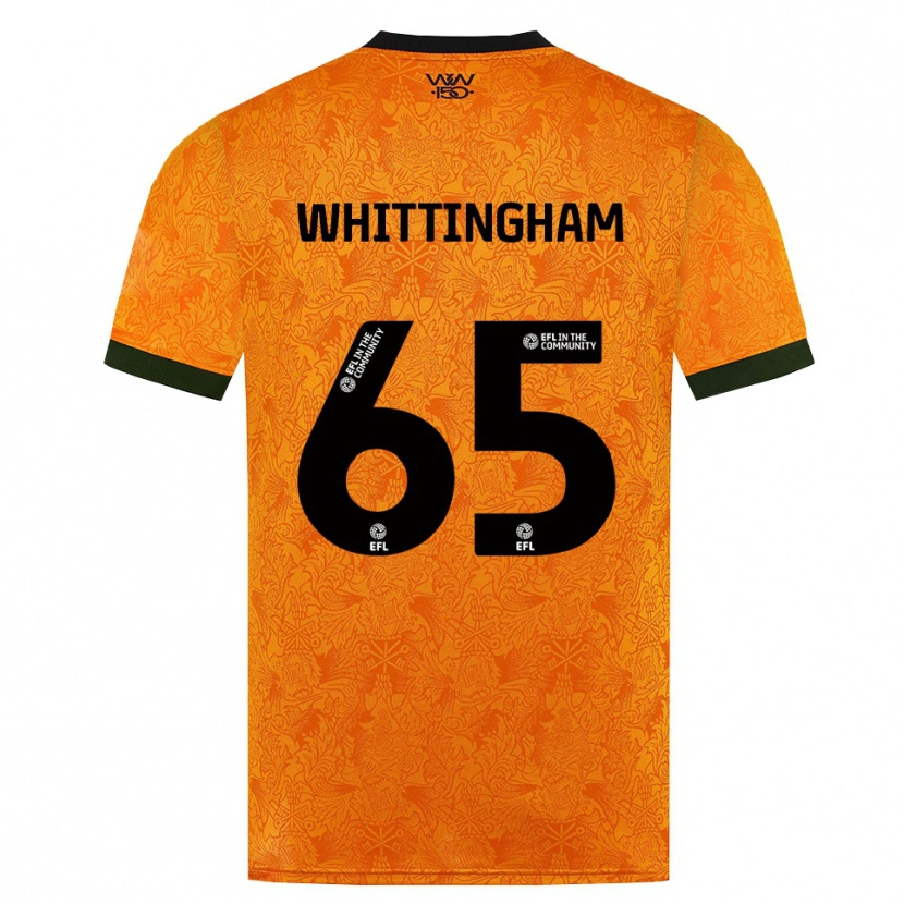 Danxen Dame Matthew Whittingham #65 Oransje Svart Hjemmetrøye Drakt Trøye 2026/27 Skjorter T-Skjorte