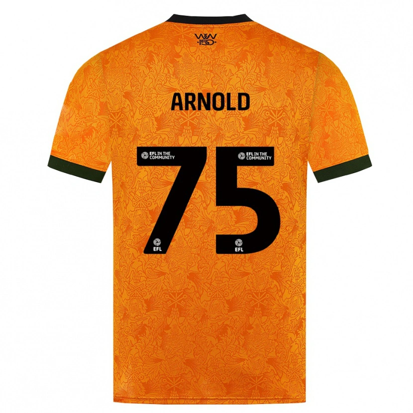 Danxen Dame Alfie Arnold #75 Oransje Svart Hjemmetrøye Drakt Trøye 2026/27 Skjorter T-Skjorte