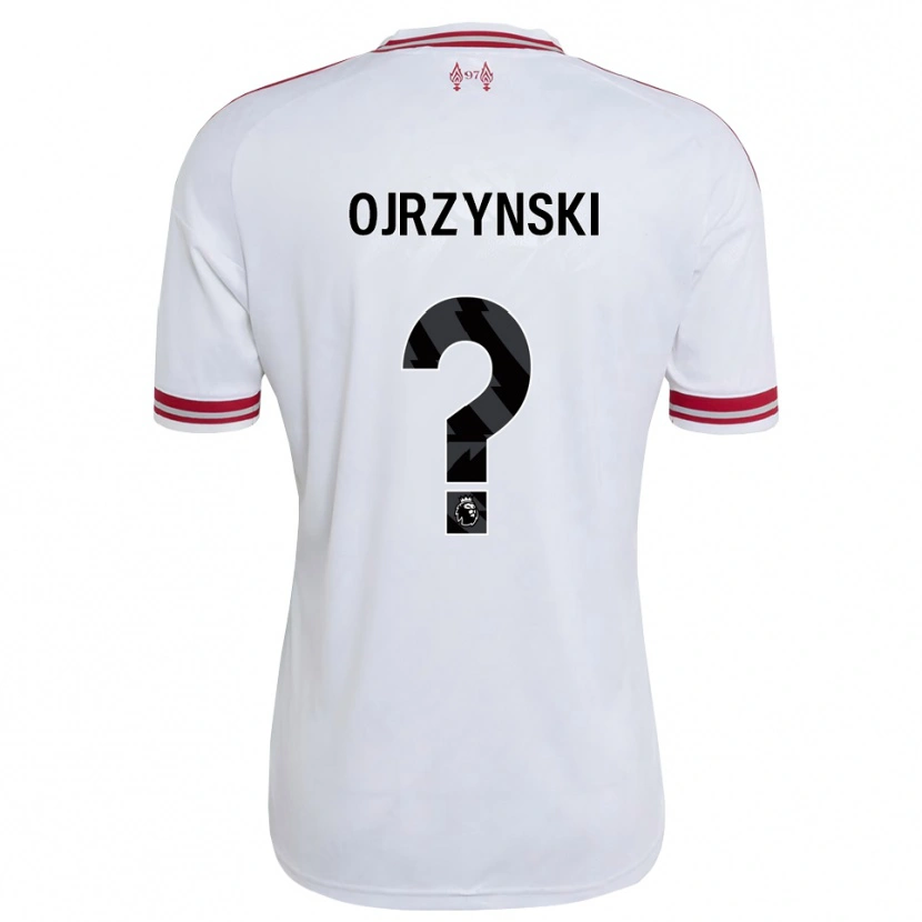 Danxen Dame Jakub Ojrzynski #0 Rød Hvit Bortetrøye Drakt Trøye 2026/27 Skjorter T-Skjorte