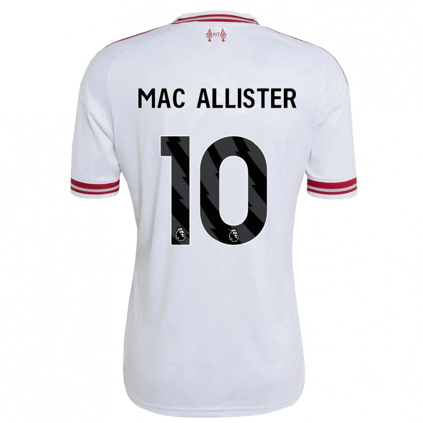 Danxen Dame Alexis Mac Allister #10 Rød Hvit Bortetrøye Drakt Trøye 2026/27 Skjorter T-Skjorte
