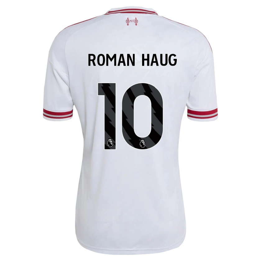 Danxen Dame Sophie Román Haug #10 Rød Hvit Bortetrøye Drakt Trøye 2026/27 Skjorter T-Skjorte