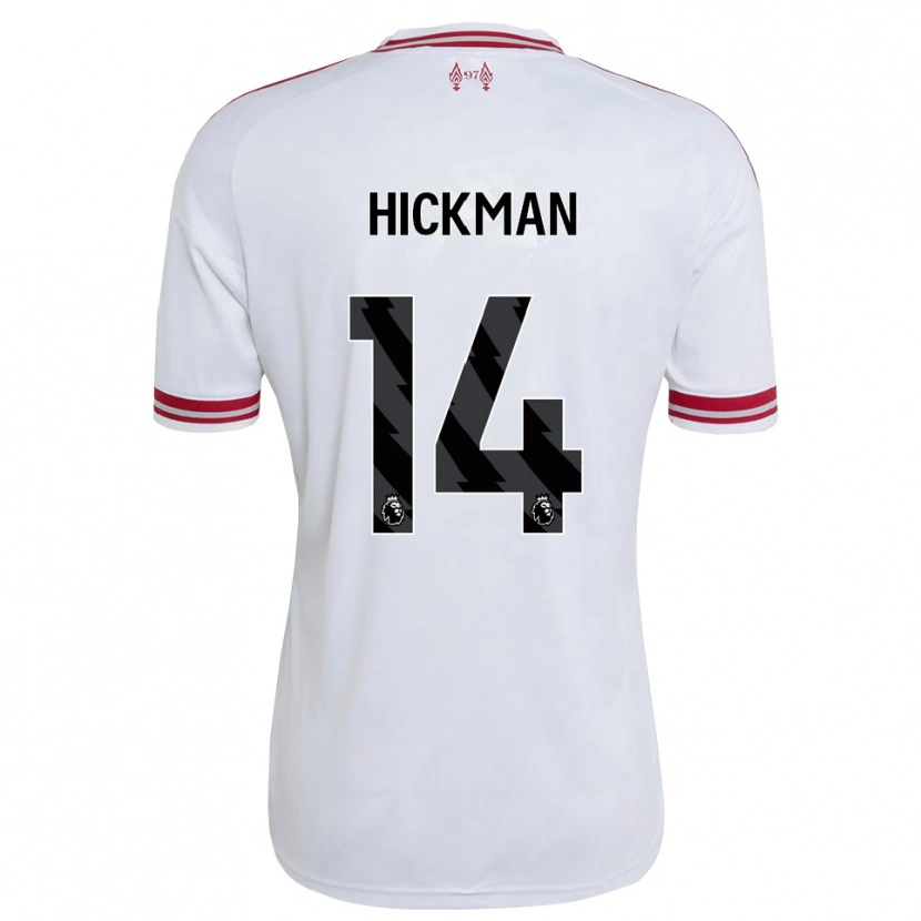 Danxen Dame Ellis Hickman #14 Rød Hvit Bortetrøye Drakt Trøye 2026/27 Skjorter T-Skjorte