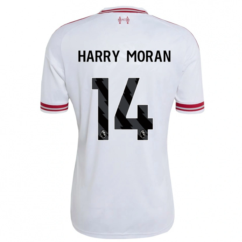 Danxen Dame Harry Moran #14 Rød Hvit Bortetrøye Drakt Trøye 2026/27 Skjorter T-Skjorte