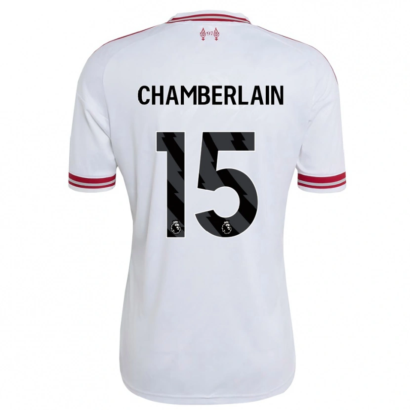 Danxen Dame Alex Oxlade Chamberlain #15 Rød Hvit Bortetrøye Drakt Trøye 2026/27 Skjorter T-Skjorte
