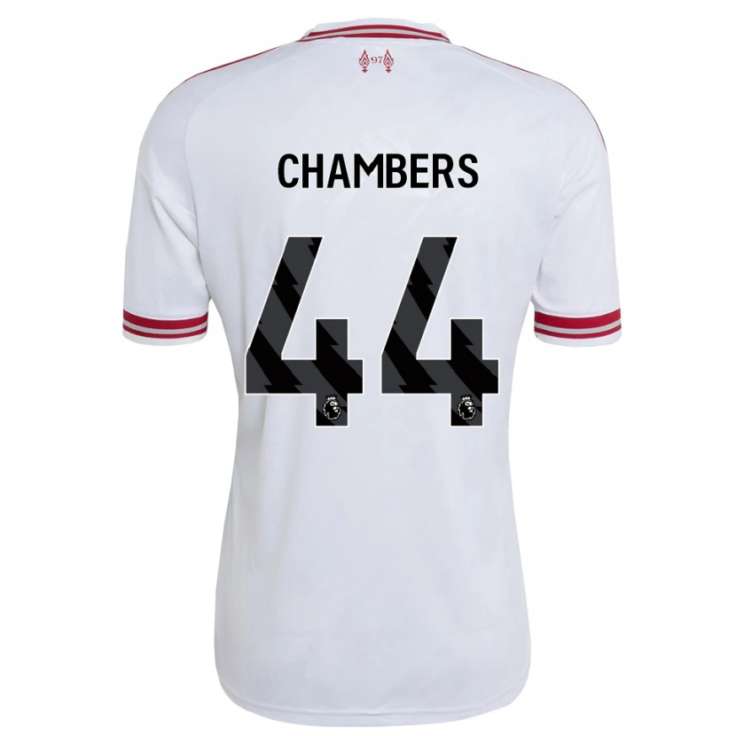 Danxen Dame Luke Chambers #44 Rød Hvit Bortetrøye Drakt Trøye 2026/27 Skjorter T-Skjorte