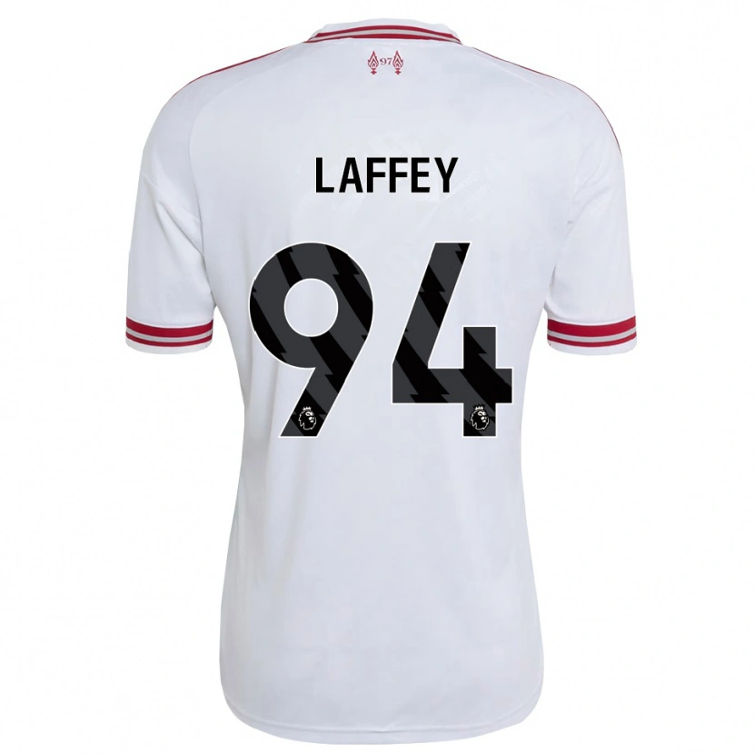 Danxen Dame Michael Laffey #94 Rød Hvit Bortetrøye Drakt Trøye 2026/27 Skjorter T-Skjorte