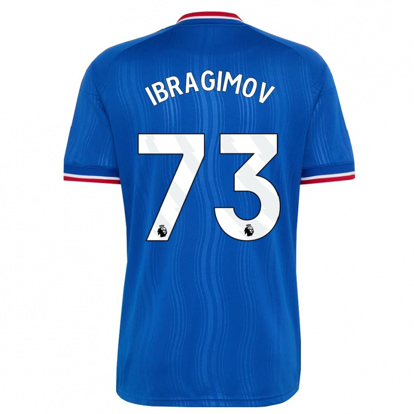 Danxen Dame Amir Ibragimov #73 Blå Hvit Rød Bortetrøye Drakt Trøye 2026/27 Skjorter T-Skjorte