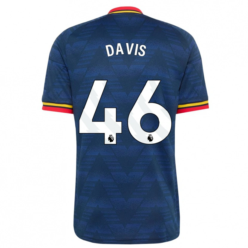 Danxen Dame Timi Davis #46 Midnattblå Gul Rød Bortetrøye Drakt Trøye 2026/27 Skjorter T-Skjorte