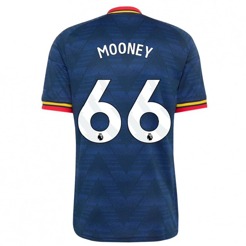 Danxen Dame Evan Mooney #66 Midnattblå Gul Rød Bortetrøye Drakt Trøye 2026/27 Skjorter T-Skjorte