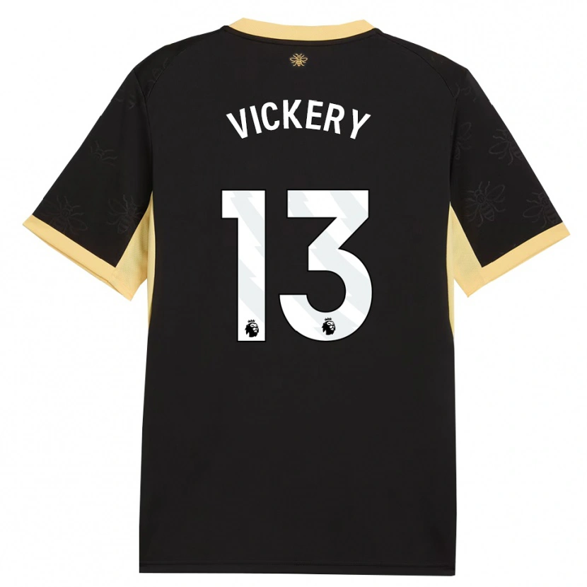Danxen Dame Ben Vickery #13 Svart Gul Bortetrøye Drakt Trøye 2026/27 Skjorter T-Skjorte