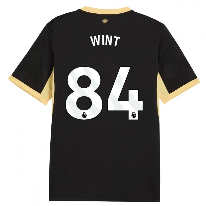 Danxen Dame Jack Wint #84 Svart Gul Bortetrøye Drakt Trøye 2026/27 Skjorter T-Skjorte