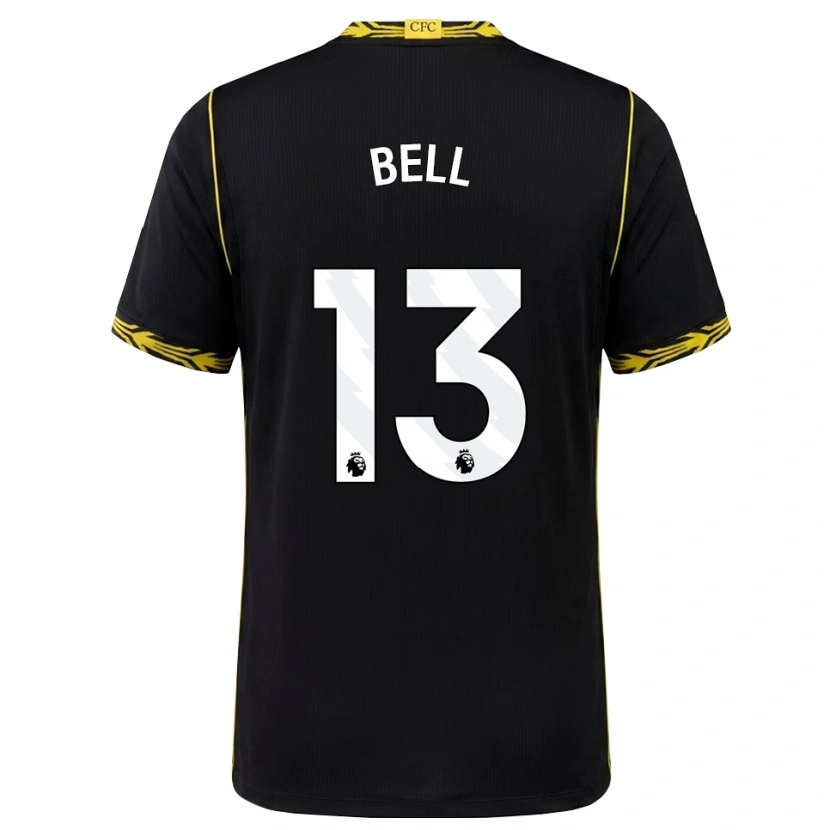 Danxen Dame Toby Bell #13 Svart Gul Bortetrøye Drakt Trøye 2026/27 Skjorter T-Skjorte