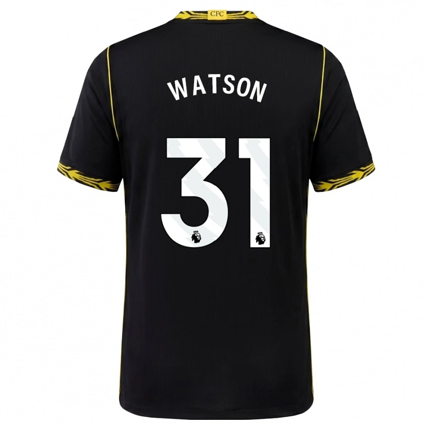 Danxen Dame Reggie Watson #31 Svart Gul Bortetrøye Drakt Trøye 2026/27 Skjorter T-Skjorte