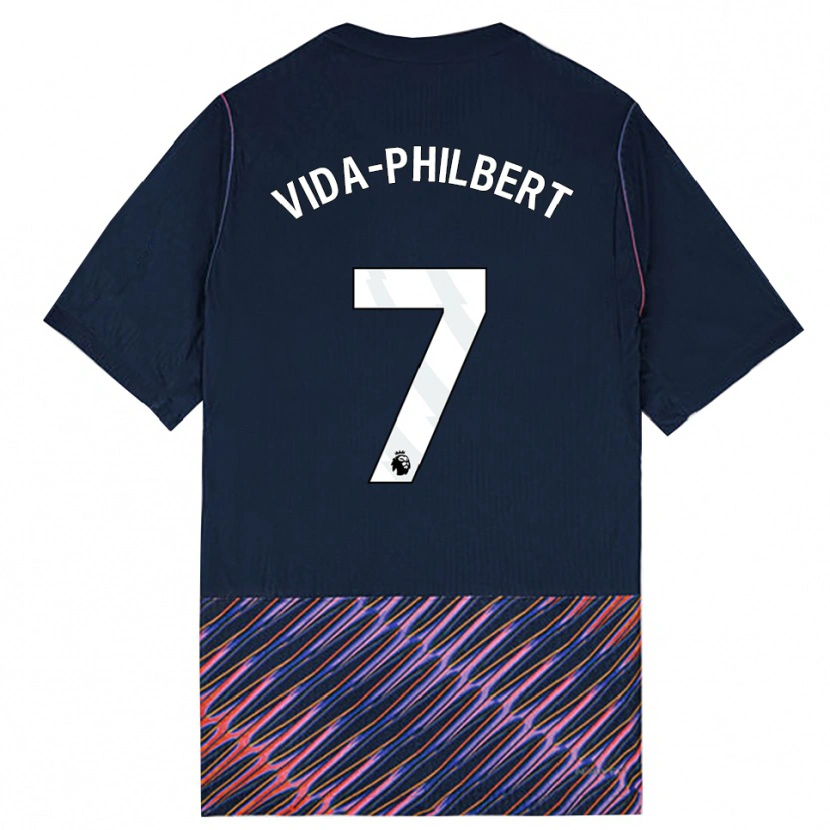 Danxen Dame Joel Philbert #7 Kongeblå Hvit Bortetrøye Drakt Trøye 2026/27 Skjorter T-Skjorte