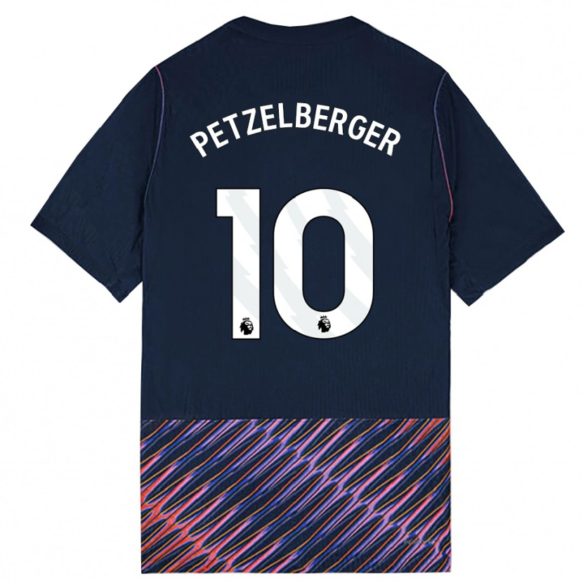 Danxen Dame Ramona Petzelberger #10 Kongeblå Hvit Bortetrøye Drakt Trøye 2026/27 Skjorter T-Skjorte