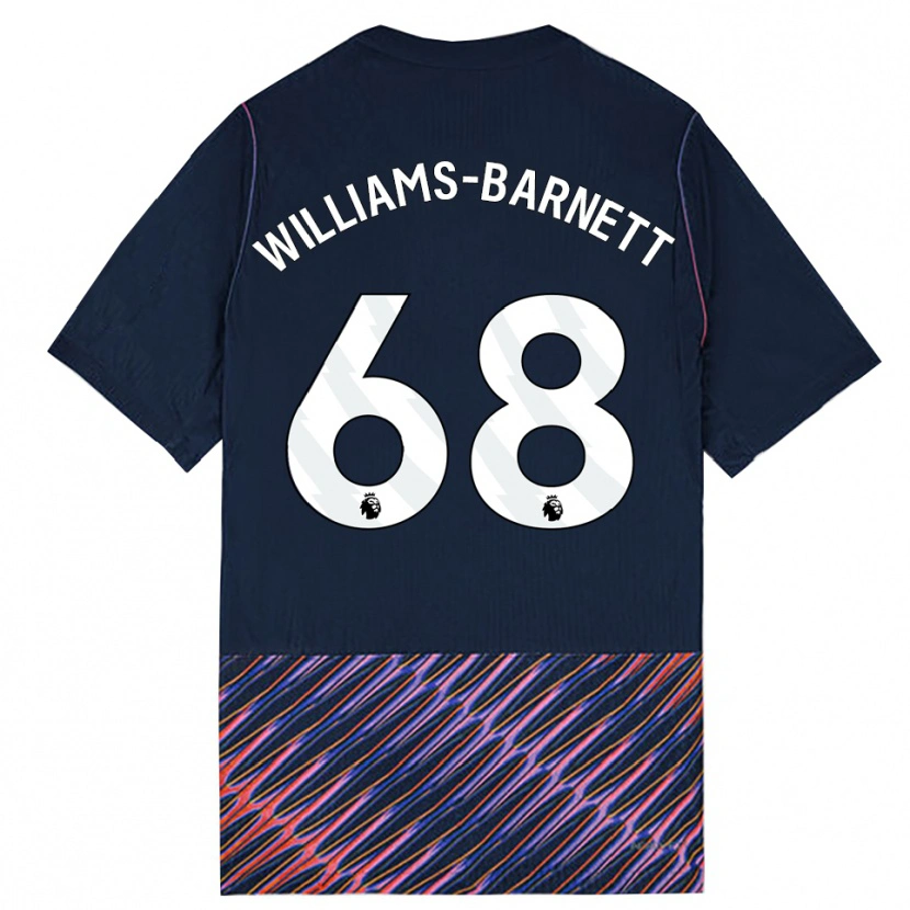 Danxen Dame Luca Williams-Barnett #68 Kongeblå Hvit Bortetrøye Drakt Trøye 2026/27 Skjorter T-Skjorte