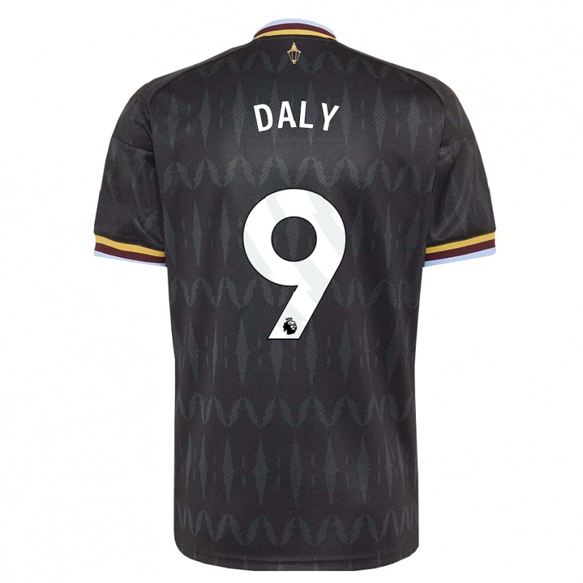Danxen Dame Rachel Daly #9 Blå Kornblomst Svart Gul Bortetrøye Drakt Trøye 2026/27 Skjorter T-Skjorte