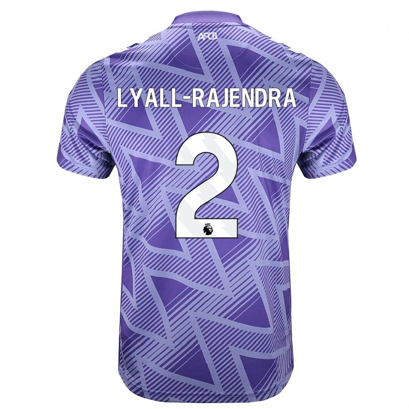 Danxen Dame Max Lyall-Rajendra #2 Blek Fiolettrød Hvit Bortetrøye Drakt Trøye 2026/27 Skjorter T-Skjorte