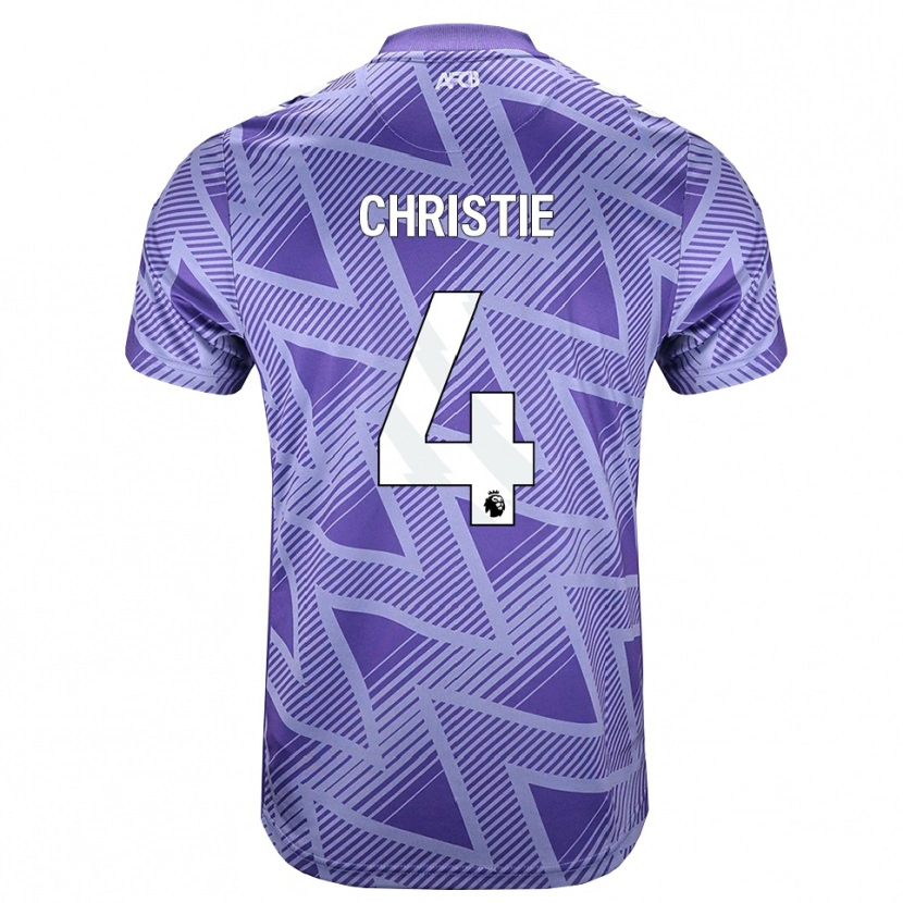 Danxen Dame Zac Christie #4 Blek Fiolettrød Hvit Bortetrøye Drakt Trøye 2026/27 Skjorter T-Skjorte