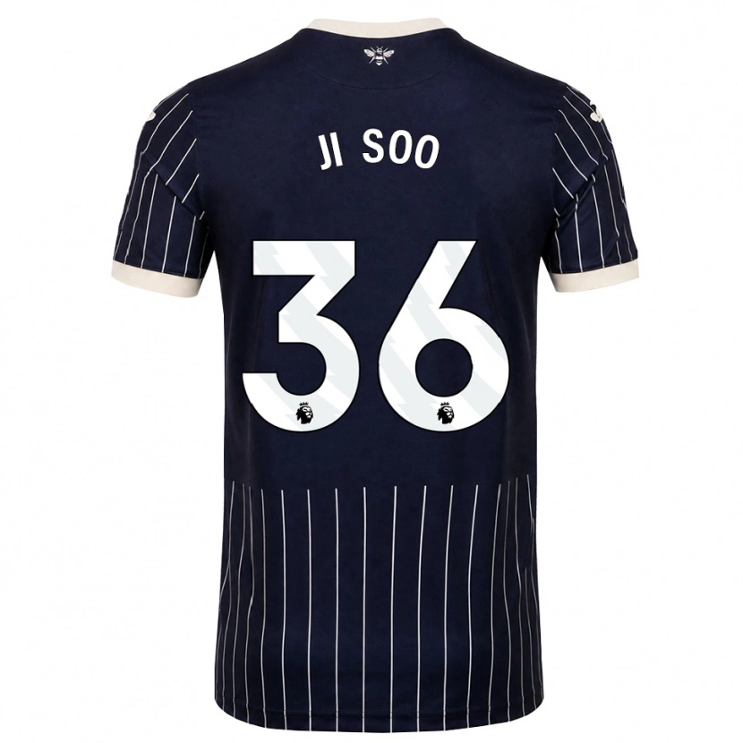 Danxen Dame Ji-Soo Kim #36 Svart Hvit Bortetrøye Drakt Trøye 2026/27 Skjorter T-Skjorte