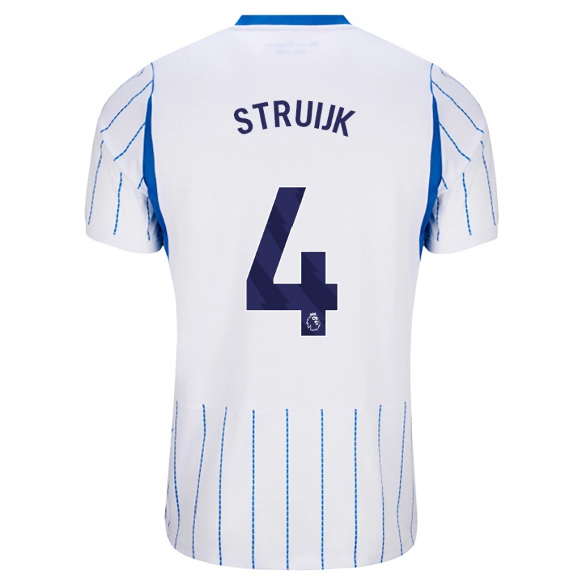 Danxen Dame Pascal Struijk #4 Blå Dodger Hvit Bortetrøye Drakt Trøye 2026/27 Skjorter T-Skjorte