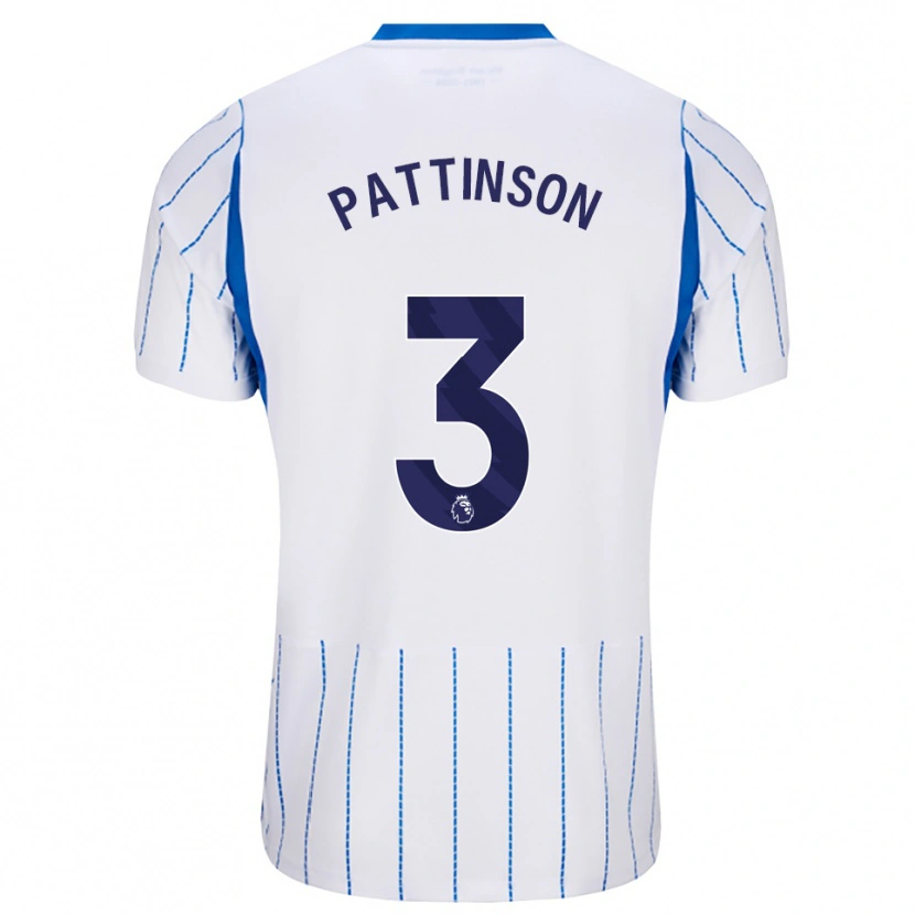 Danxen Dame Poppy Pattinson #3 Blå Dodger Hvit Bortetrøye Drakt Trøye 2026/27 Skjorter T-Skjorte