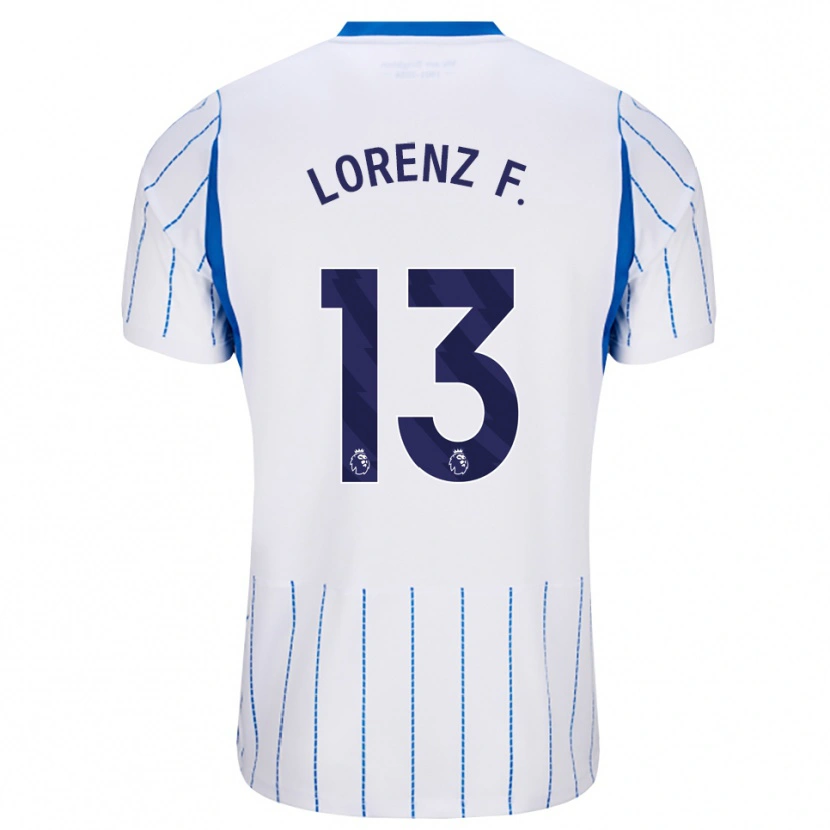 Danxen Dame Lorenz Ferdinand #13 Blå Dodger Hvit Bortetrøye Drakt Trøye 2026/27 Skjorter T-Skjorte