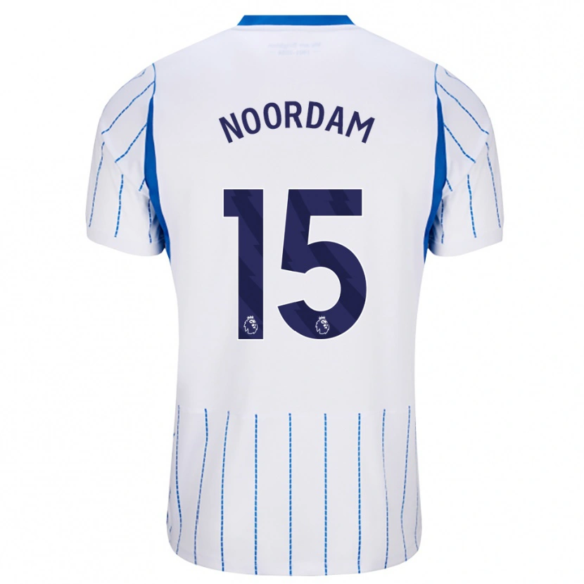 Danxen Dame Nadine Noordam #15 Blå Dodger Hvit Bortetrøye Drakt Trøye 2026/27 Skjorter T-Skjorte