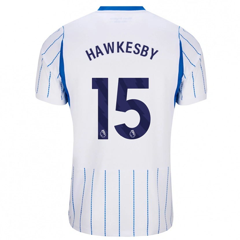Danxen Dame Mackenzie Hawkesby #15 Blå Dodger Hvit Bortetrøye Drakt Trøye 2026/27 Skjorter T-Skjorte
