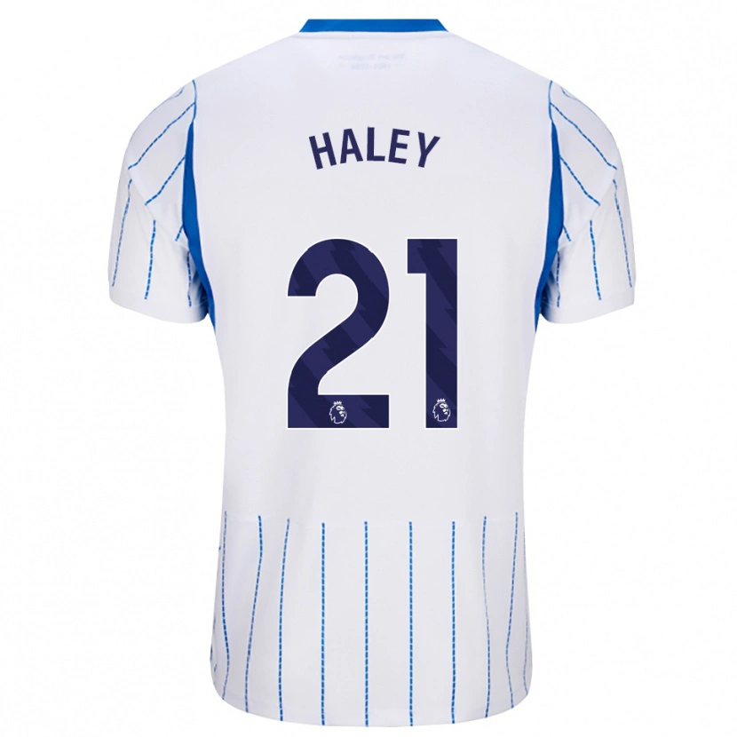 Danxen Dame Madison Haley #21 Blå Dodger Hvit Bortetrøye Drakt Trøye 2026/27 Skjorter T-Skjorte