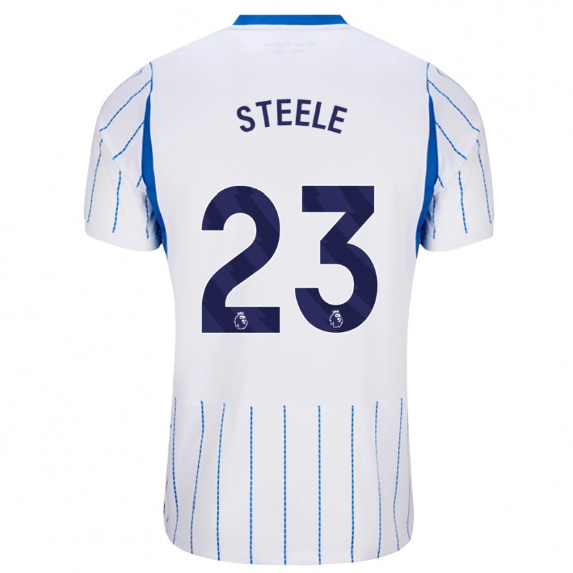 Danxen Dame Jason Steele #23 Blå Dodger Hvit Bortetrøye Drakt Trøye 2026/27 Skjorter T-Skjorte