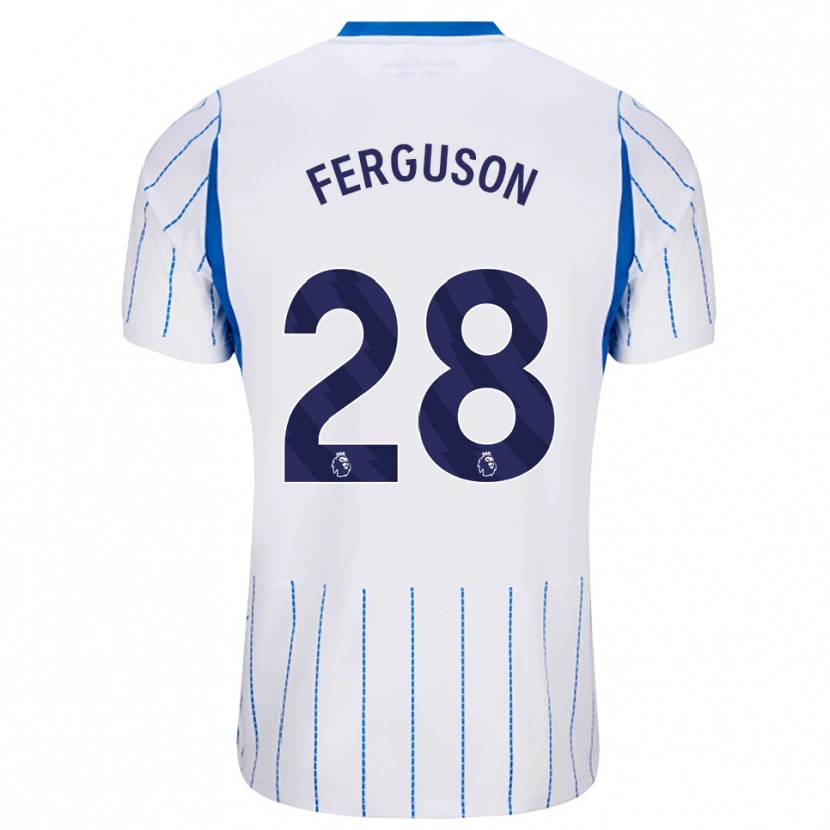 Danxen Dame Evan Ferguson #28 Blå Dodger Hvit Bortetrøye Drakt Trøye 2026/27 Skjorter T-Skjorte