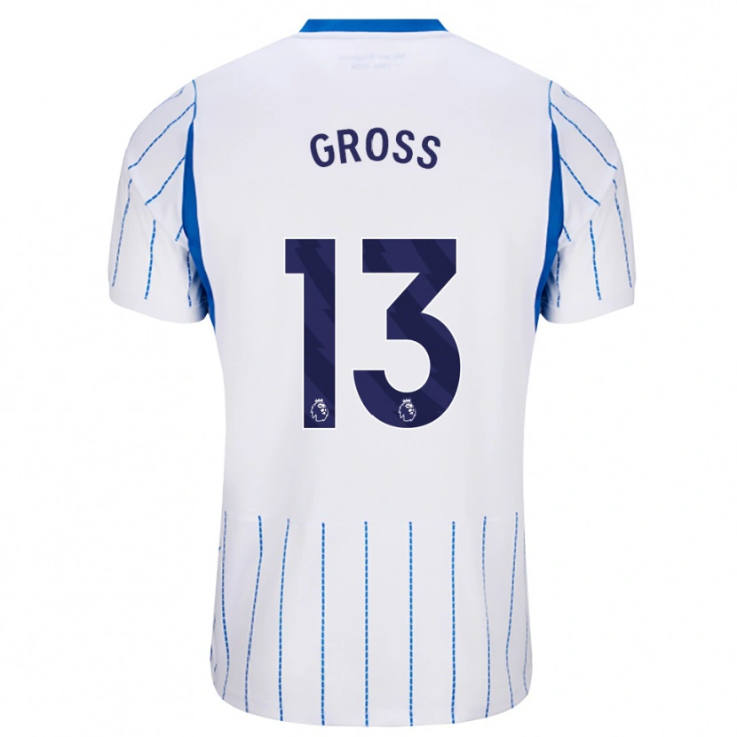 Danxen Dame Pascal Groß #13 Blå Dodger Hvit Bortetrøye Drakt Trøye 2026/27 Skjorter T-Skjorte