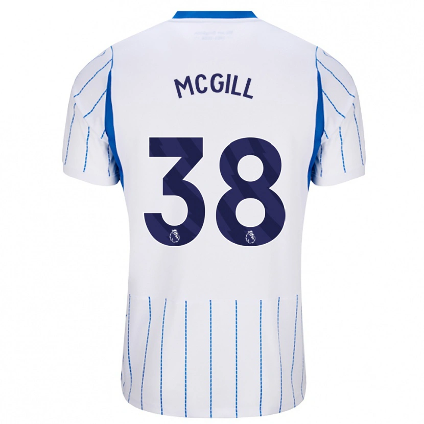 Danxen Dame Tom Mcgill #38 Blå Dodger Hvit Bortetrøye Drakt Trøye 2026/27 Skjorter T-Skjorte